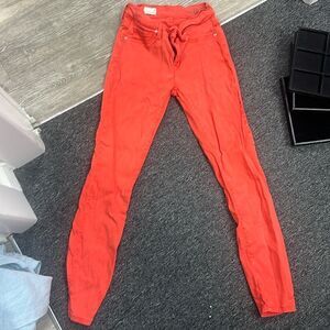 Gap Orange/Red Jeans - Skinny Jeans - Jean Leggings Size 2 - Excellent Condition